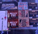 10 boxes of .40 S&W Ammo! Hornady, Fort Scott, Speer!