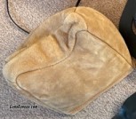 Suede shooting sandbag